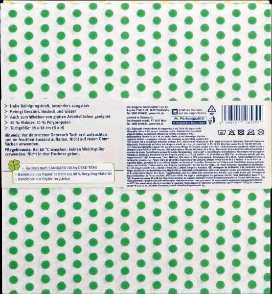 Actual product image dm Profissimo Dishcloths with cleaning nubs (2 pcs.)