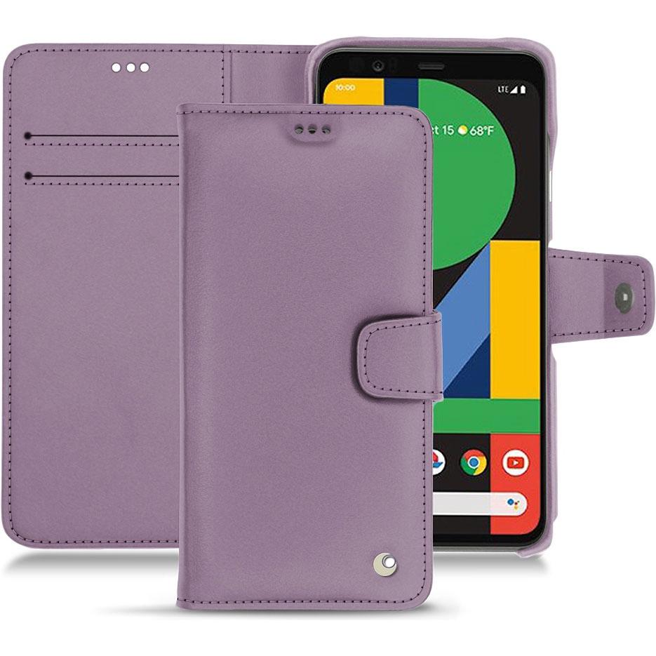 Noreve Lederschutzhülle Wallet (Google Pixel 5), Smartphone Hülle, Violett