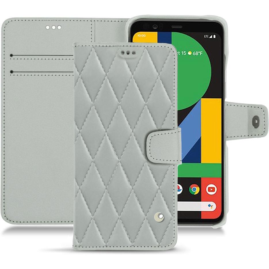 Thumbnail - Noreve Lederschutzhülle Wallet (Google Pixel 5), Smartphone Hülle, Grau