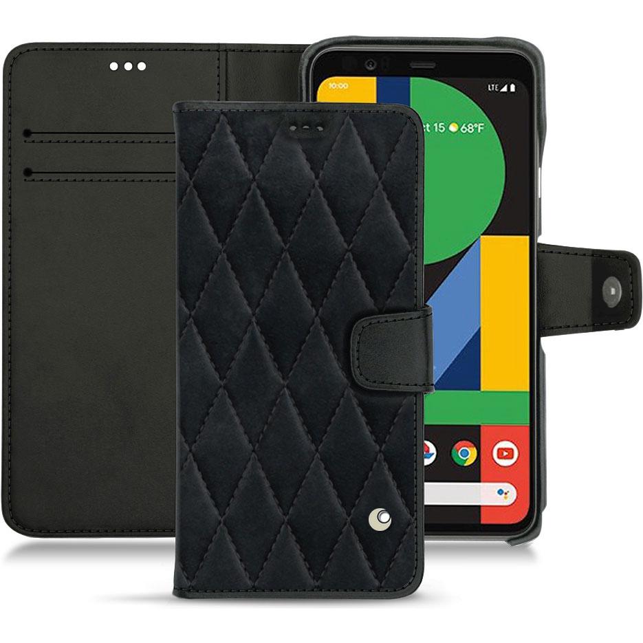 Noreve Lederschutzhülle Wallet (Google Pixel 5), Smartphone Hülle, Schwarz