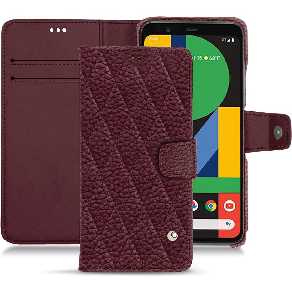 Noreve Lederschutzhülle Wallet (Google Pixel 5), Smartphone Hülle, Violett