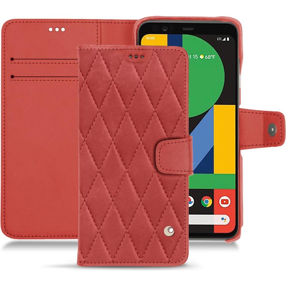 Thumbnail - Noreve Lederschutzhülle Wallet (Google Pixel 5), Smartphone Hülle, Rot