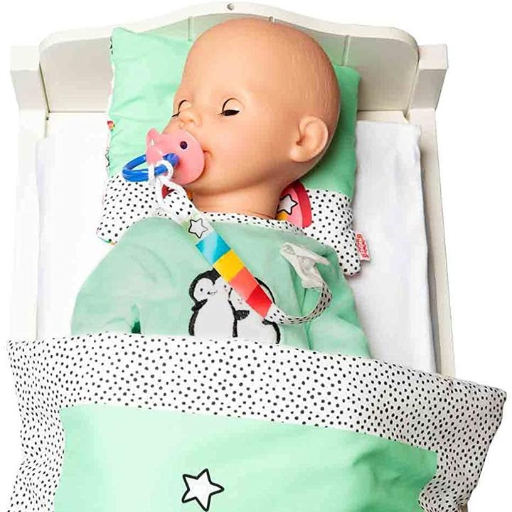 Actual product image Heless Fluffy doll romper suit