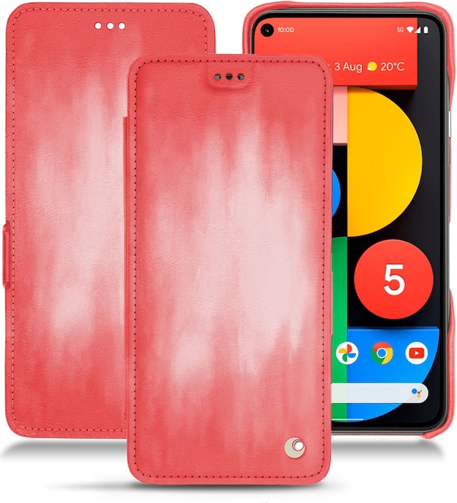 Actual product image Noreve Leather case horizontal (Google Pixel 5)