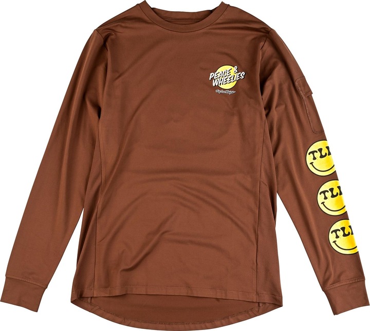 Actual product image Troy Lee Designs Ruckus Long Sleeve Ride Tee - Wheelies (XL)