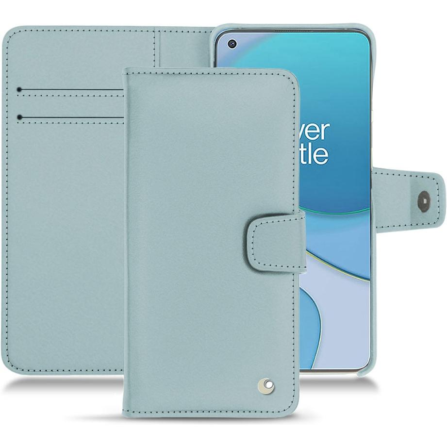 Noreve Lederschutzhülle Wallet (OnePlus 8T), Smartphone Hülle, Blau