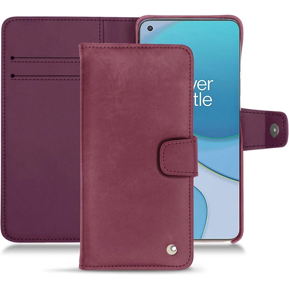 Thumbnail - Noreve Lederschutzhülle Wallet (OnePlus 8T), Smartphone Hülle, Violett