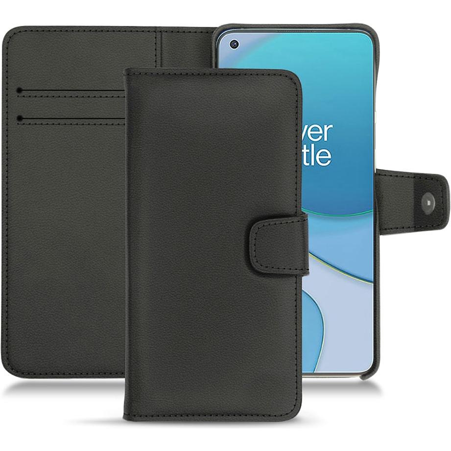 Noreve Lederschutzhülle Wallet (OnePlus 8T), Smartphone Hülle, Schwarz