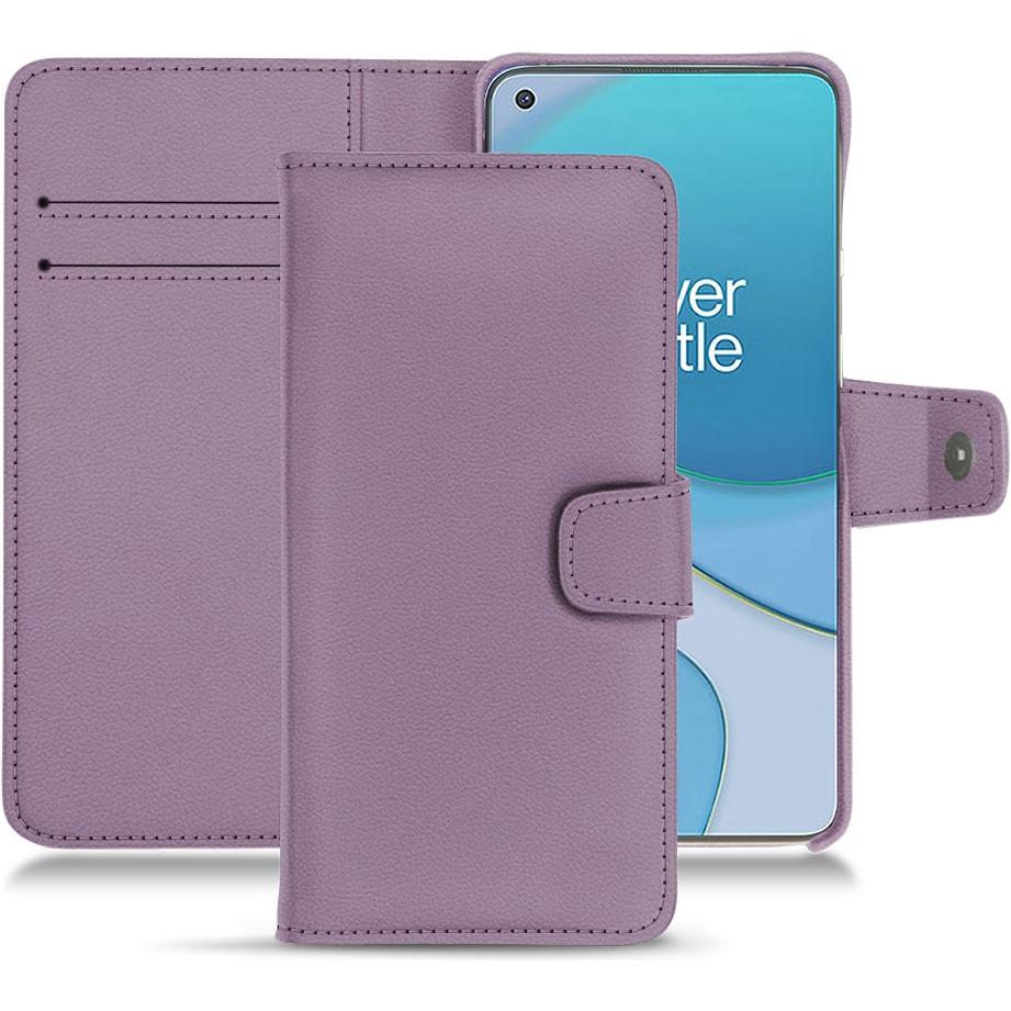 Noreve Lederschutzhülle Wallet (OnePlus 8T), Smartphone Hülle, Violett