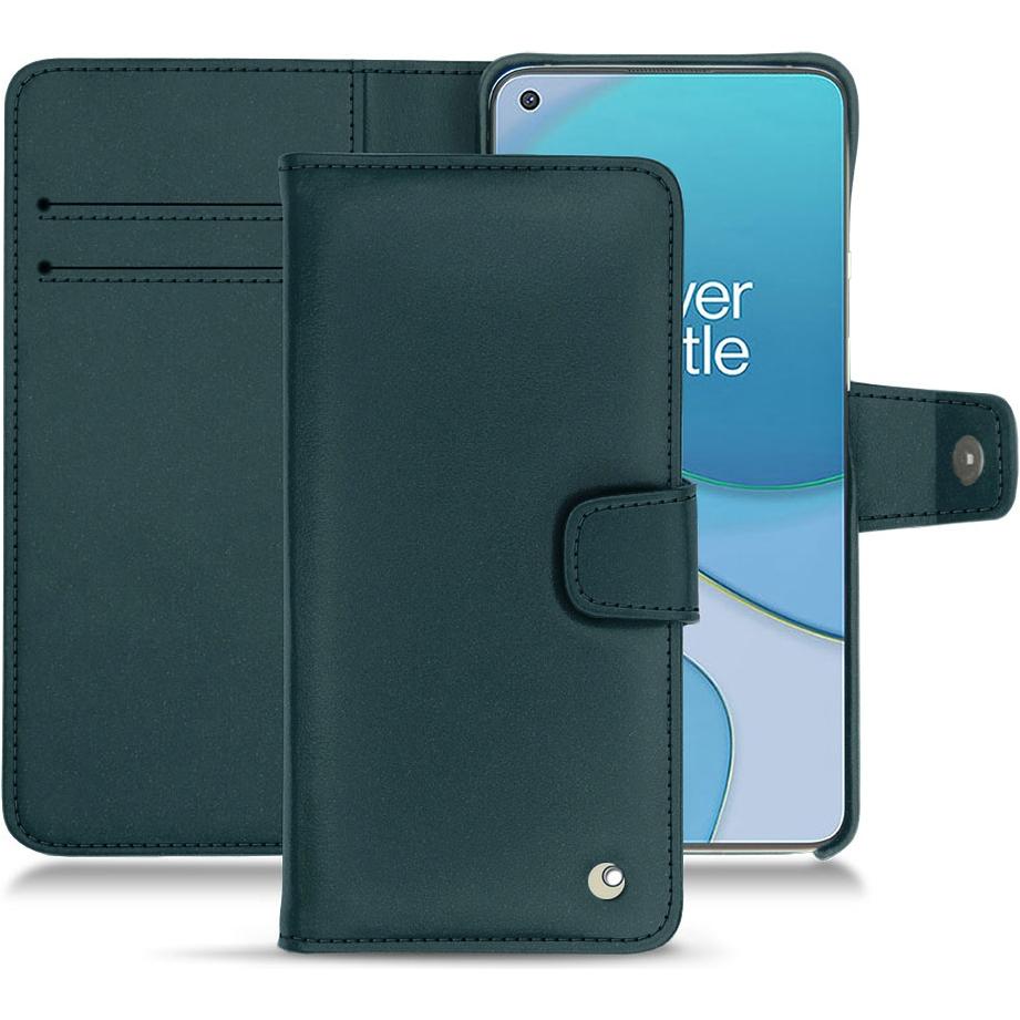 Noreve Lederschutzhülle Wallet (OnePlus 8T), Smartphone Hülle, Blau