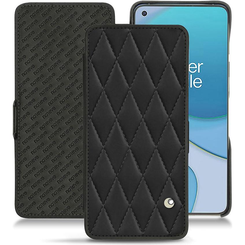 Noreve Lederschutzhülle horizontal (OnePlus 8T), Smartphone Hülle, Schwarz