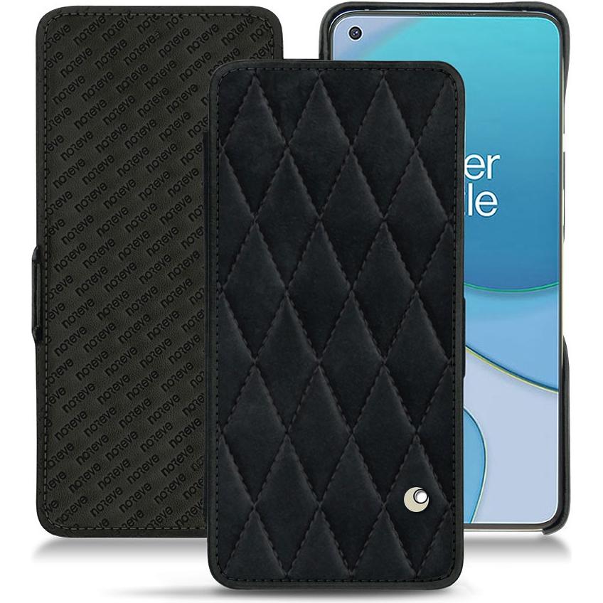 Noreve Lederschutzhülle horizontal (OnePlus 8T), Smartphone Hülle, Schwarz
