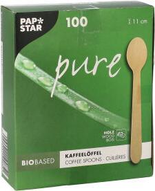 Produktbild Papstar Holz-Kaffeelöffel (100 x)