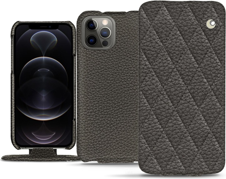 Noreve Lederschutzhülle vertikal (Apple iPhone 12 Pro Max)
