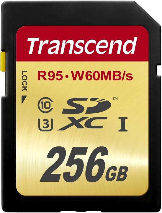 Produktbild Transcend SDXC Ultimate U3 (256 GB, SDXC, U3, UHS-I)