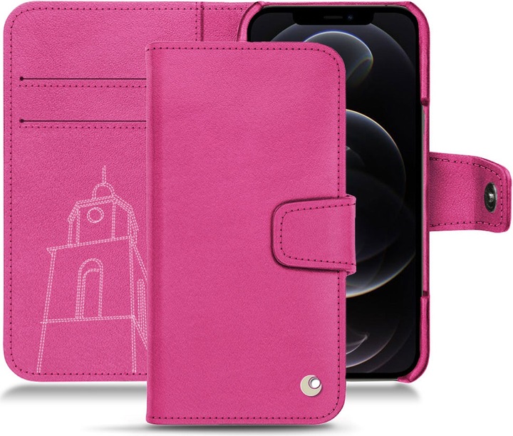 Noreve Lederschutzhülle Wallet (Apple iPhone 12 Pro Max)