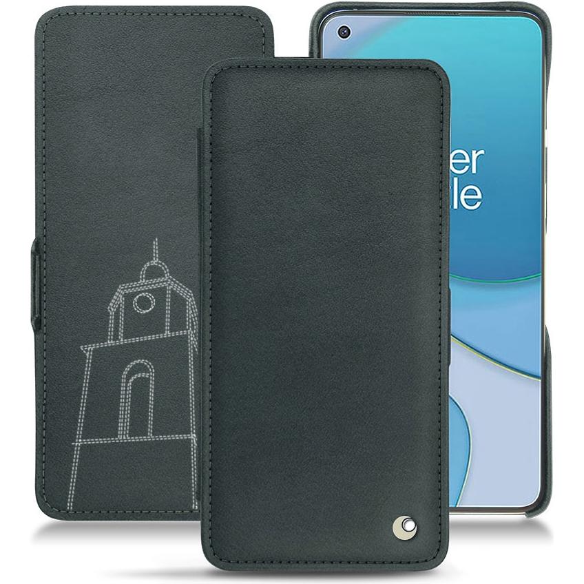 Noreve Lederschutzhülle horizontal (OnePlus 8T), Smartphone Hülle, Blau