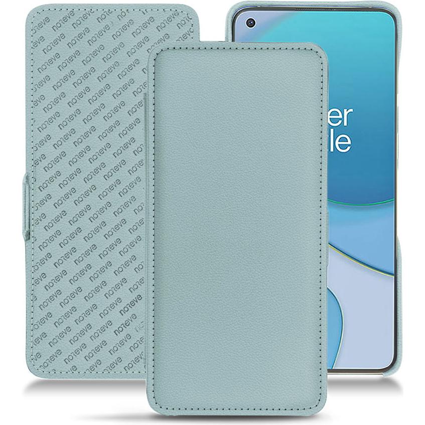 Noreve Lederschutzhülle horizontal (OnePlus 8T), Smartphone Hülle, Blau