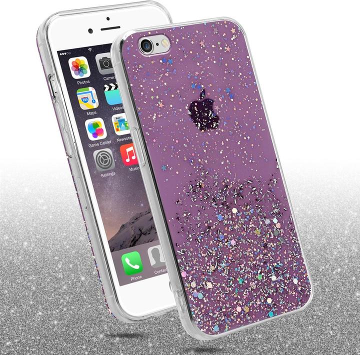 Actual product image Cadorabo TPU cover sparkling glitter (Apple iPhone 6)