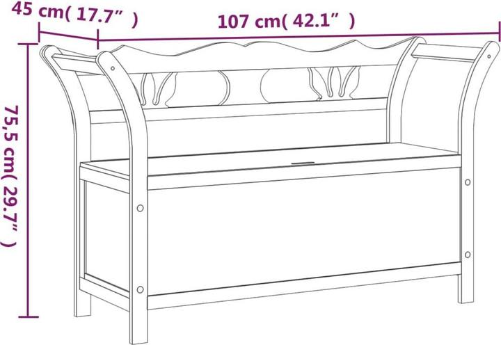 Actual product image vidaXL Tuncay (107 cm)