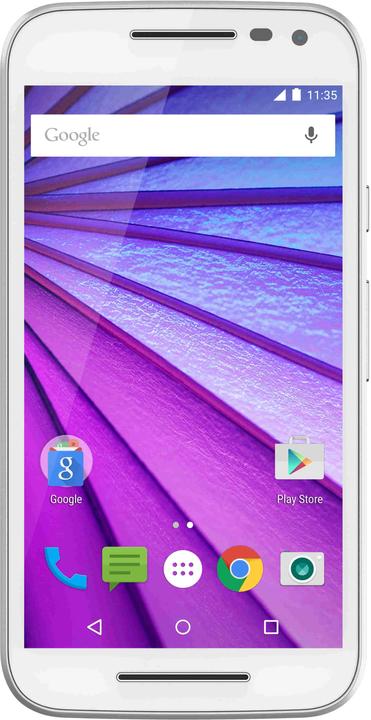 Produktbild Lenovo Moto G 3rd Gen (8 GB, Weiss, 5", Single SIM, 4G)