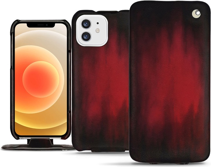 Actual product image Noreve Leather cover vertical (Apple iPhone 12 mini)