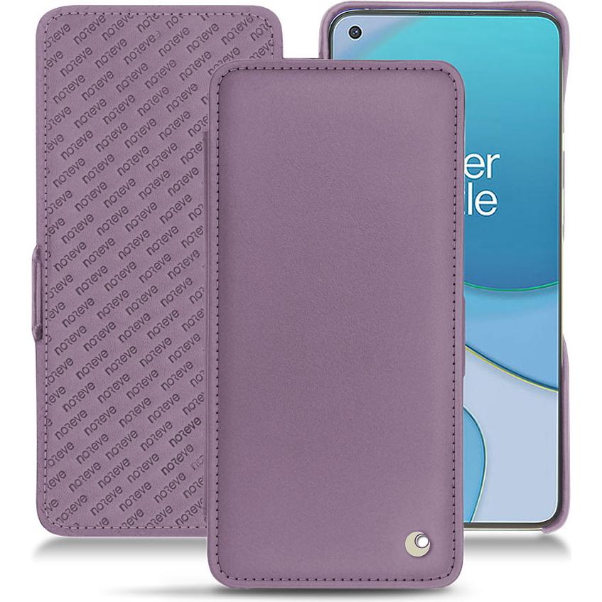 Noreve Lederschutzhülle horizontal (OnePlus 8T), Smartphone Hülle, Violett