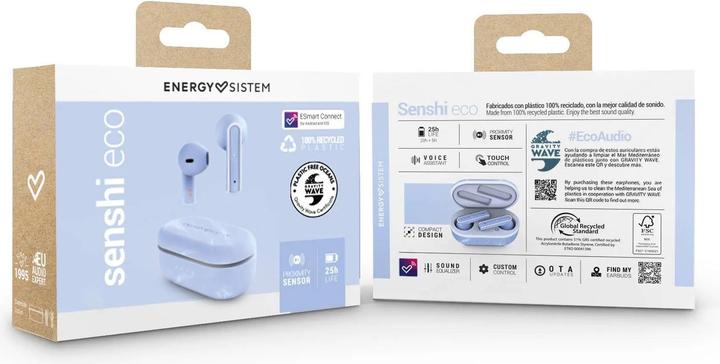 Actual product image Energy Sistem Senshi Eco Earphones (No noise cancellation, 5 h, Wireless)