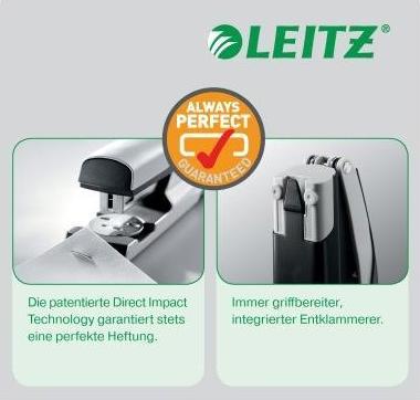 Produktbild Leitz Bürohefter NeXXt Metall (30 Blätter)