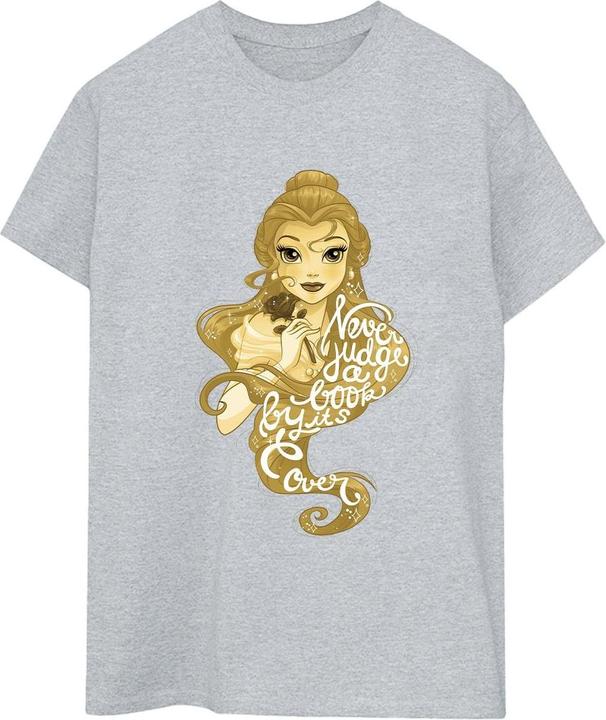 Image du produit Disney Womens/Ladies Beauty And The Beast Never Judge Cotton Boyfriend T-Shirt (M)