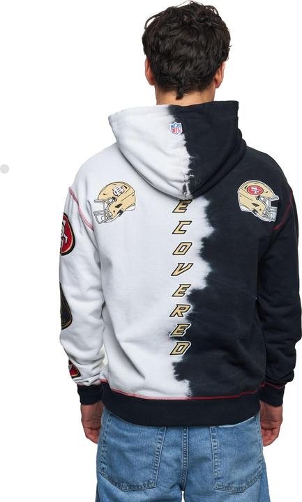 Immagine prodotto Recovered Felpa con cappuccio in pile Re:covered - INK DYE San Francisco 49ers - XL (XL)