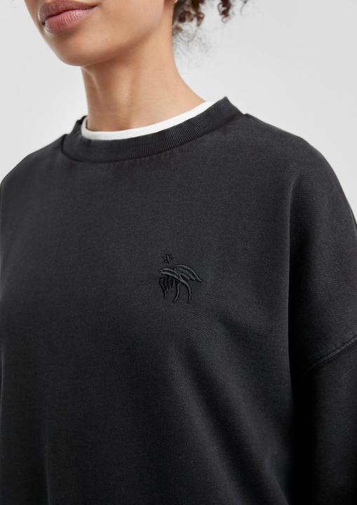 Produktbild s.Oliver Sweatshirt Gewaschenes Sweatshirt mit kleiner Stickerei (M)