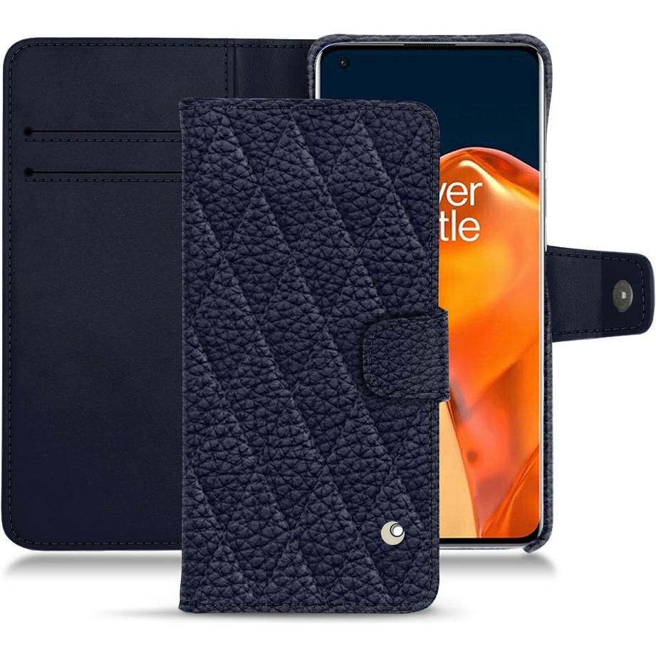 Noreve Lederschutzhülle Wallet (OnePlus 9 Pro), Smartphone Hülle, Violett