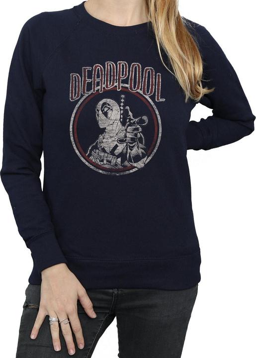 Immagine prodotto Deadpool Vintage Circle Felpa Donna (L)