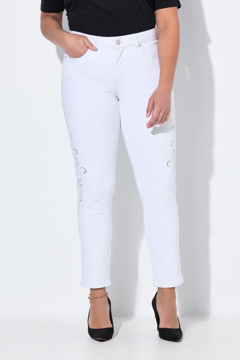 Produktbild Miamoda Skinny-Jeans, Slim Fit, Stickerei, 5-Pocket (56)