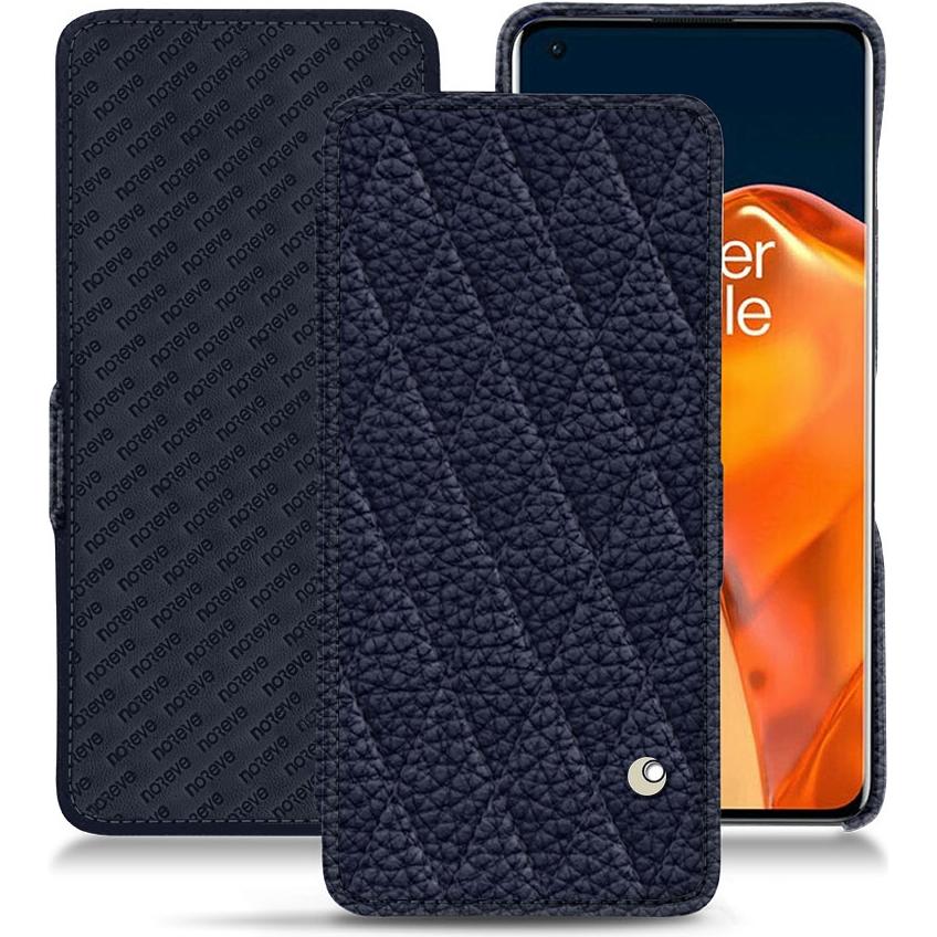 Noreve Lederschutzhülle horizontal (OnePlus 9 Pro), Smartphone Hülle, Violett