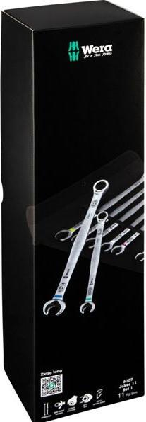 Actual product image Wera 6007 Joker Imperial 8 Set 1 Maul-Ringratschenschlüssel-Satz, zöllig (10 mm, 11 mm, 12 mm, 13 mm, 14 mm, 15 mm, 16 mm, 17 mm, 18 mm, 19 mm, 8 mm, 9 mm)