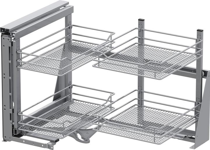 Vauth-Sagel VS COR Fold Eckschrankauszug-Set Saphir KB 900 mm links silber (1 Stk.)