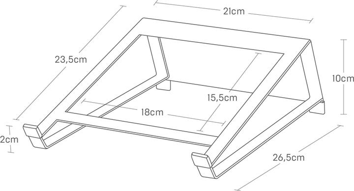 Immagine prodotto Yamazaki Supporto per tablet e laptop con doppia funzione TOWER