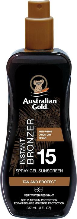 Produktbild Australian Gold Instant Bronzer (Sonnenspray, Sonnengel, SPF 15, 237 ml)