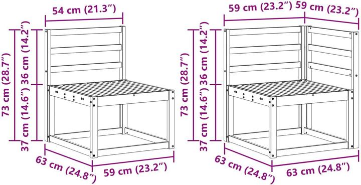 Produktbild vidaXL Outdoor-Sofagarnitur