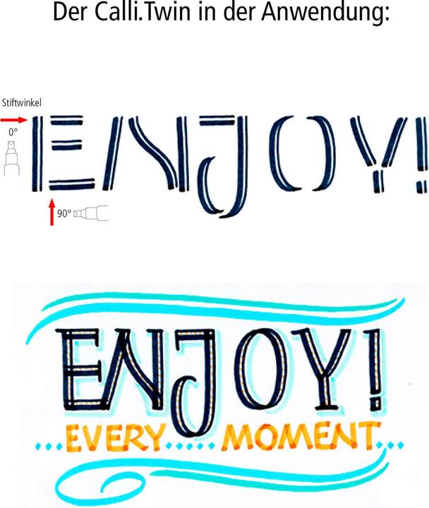 Image du produit Online CALLI BRUSH TWIN - Stylo fibre (5 x)