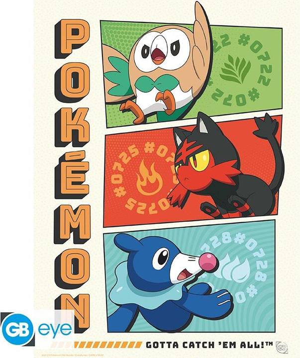Actual product image Abysse POKEMON - Portfolio 9 posters Starters