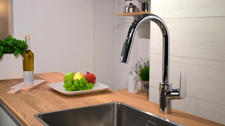 Actual product image hansgrohe Focus M41 single-lever kitchen mixer 240, pull-out shower, 2 spray types