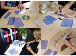 Produktbild Wedo Schriftschablonen Set (11.80 cm)