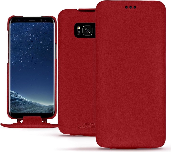 Noreve Lederschutzhülle vertikal (Samsung Galaxy S8)