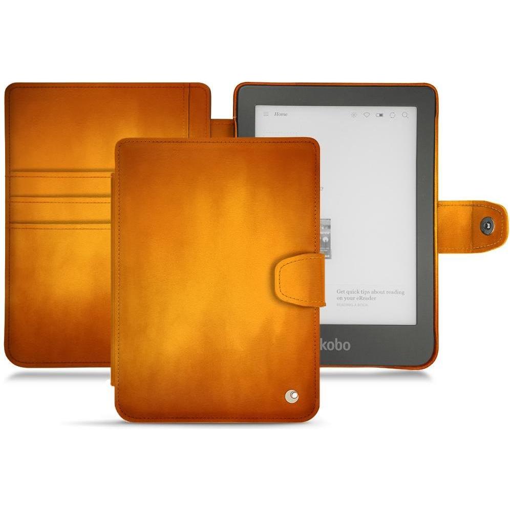 Noreve Lederschutzhülle Wallet (Clara HD), eReader Zubehör, Orange
