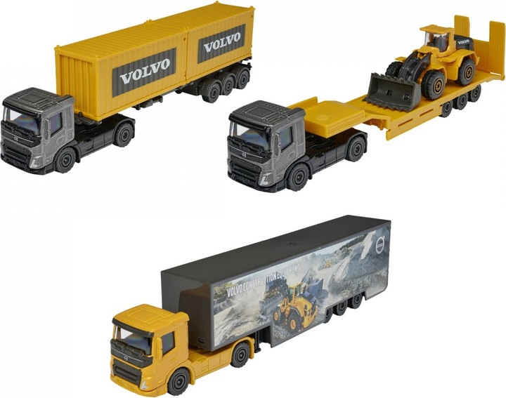 Actual product image Majorette Volvo Transporter Assortment, 3-sort.