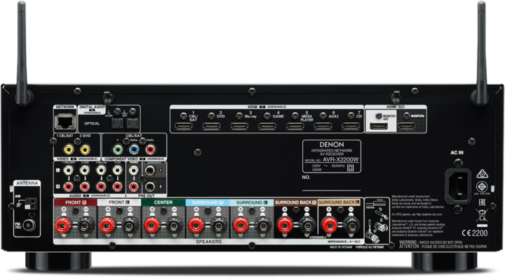 Produktbild Denon Avr-X2200w (7.2 Kanal, FM)