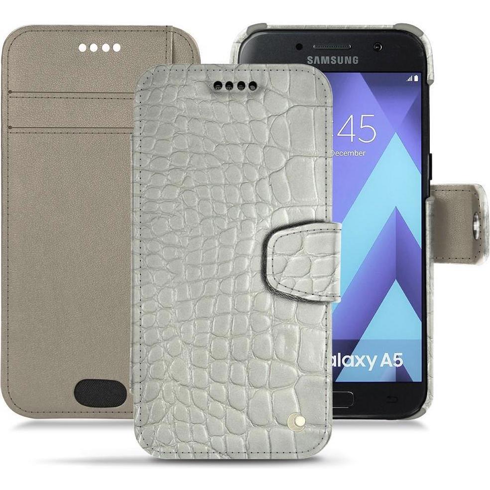 Thumbnail - Noreve Lederschutzhülle Wallet (Samsung Galaxy A5 (2017)), Smartphone Hülle, Weiss